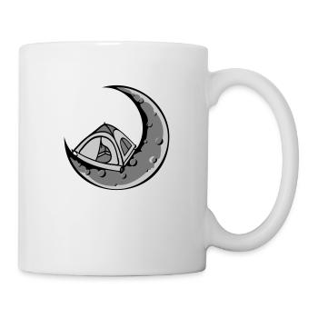 Moon Camping Tent Space - Mug - white - Right