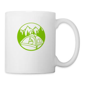 County Mountains Camping Forest - Mug - white - Right