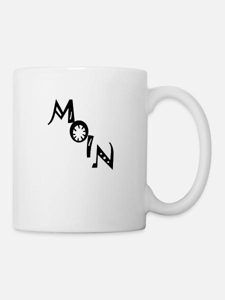 Moin, moinmoin - Tasse - Weiß