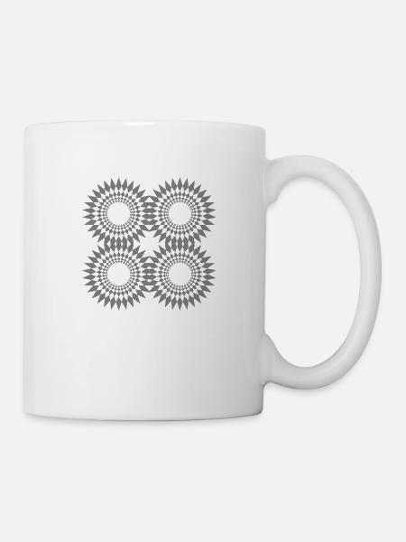 Stern2 - Tasse - Weiß