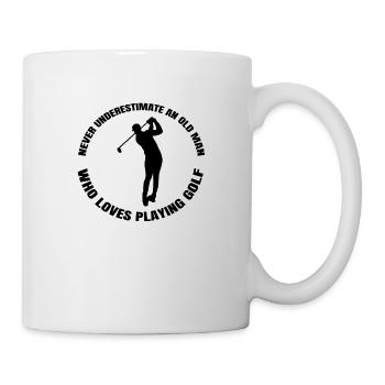 Golf Golfer Golf Club Saying Golf Ball - Mug - white - Right