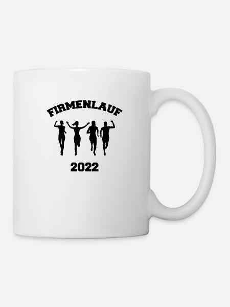 Firmenlauf 2022 - Tasse - Weiß
