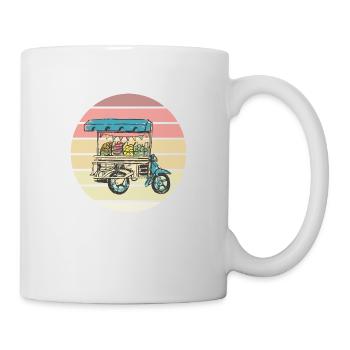Street Food Moped Asia - Mug - white - Right