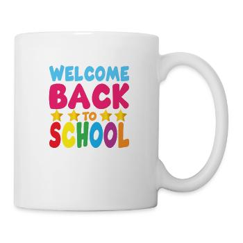 welcome back to school - Mug blanc - blanc - Droite