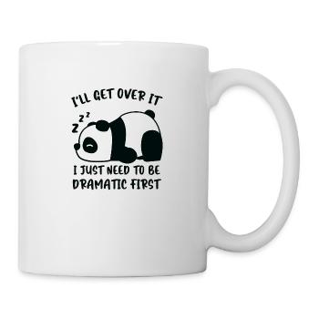 Je vais m’en remettre, j’ai juste besoin d’être dramatique d’abord - Mug blanc - blanc - Droite