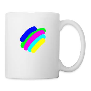 MÉLANGE COLOR RAINBOW - Mug blanc - blanc - Droite