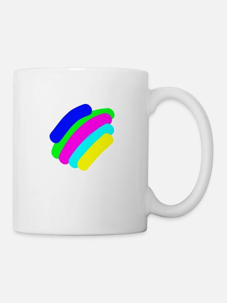 MÉLANGE COLOR RAINBOW - Mug blanc - blanc