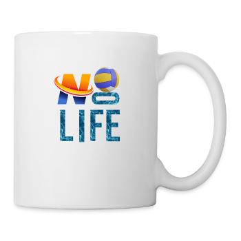 KEINE VOLLEY, KEIN LEBEN - Tasse - Weiß - Rechts