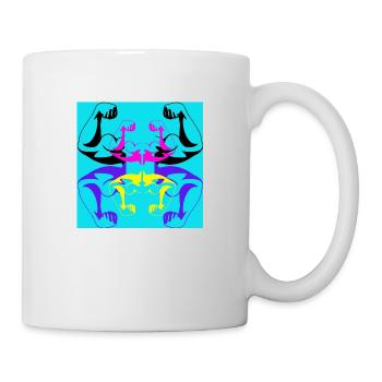 Funky Cool Powerful - Mug blanc - blanc - Droite