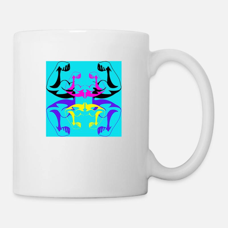 Funky Cool Powerful - Mug blanc - blanc