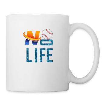 KEIN Baseball, kein Leben - Tasse - Weiß - Rechts