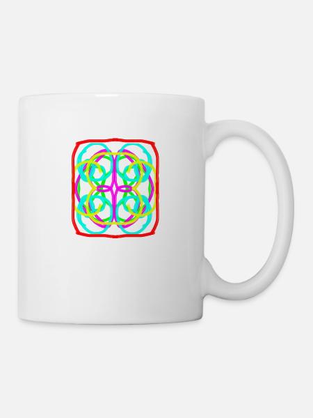Cercle de couleur - Mug blanc - blanc