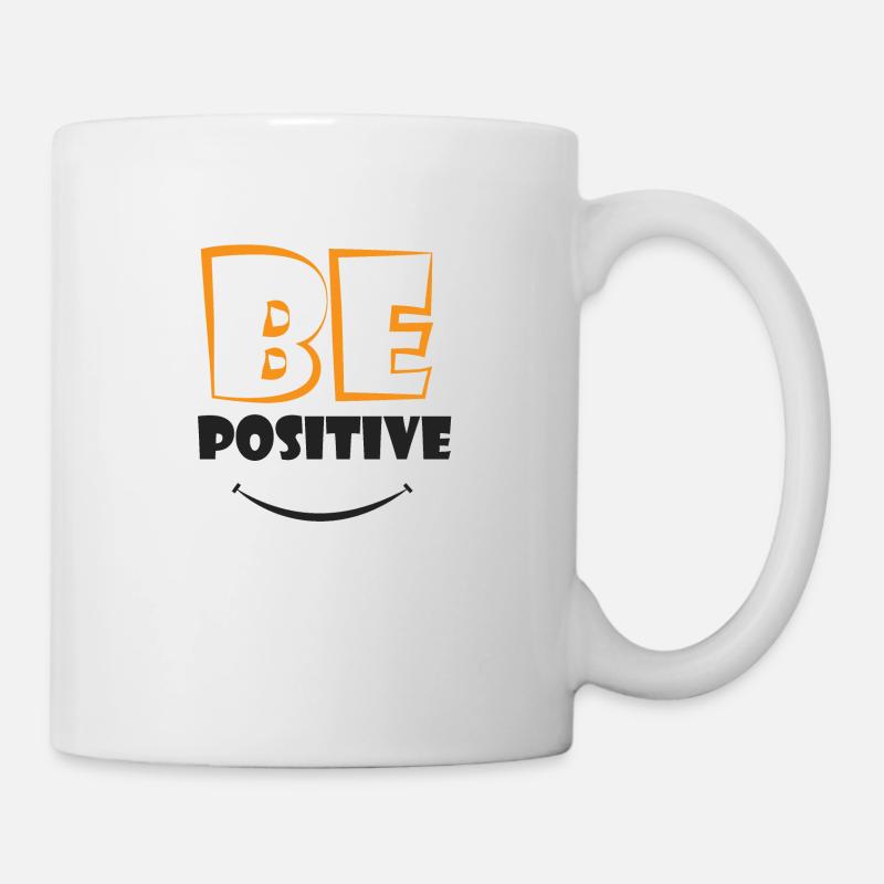 BePositive - Tasse - Weiß