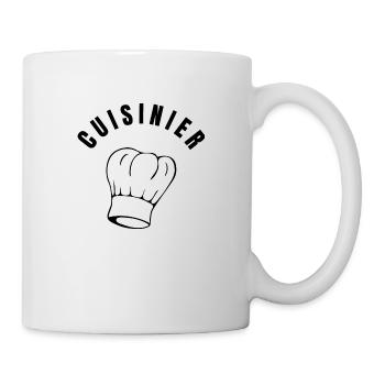 Collection Cuisinier - profession - Mug blanc - blanc - Droite