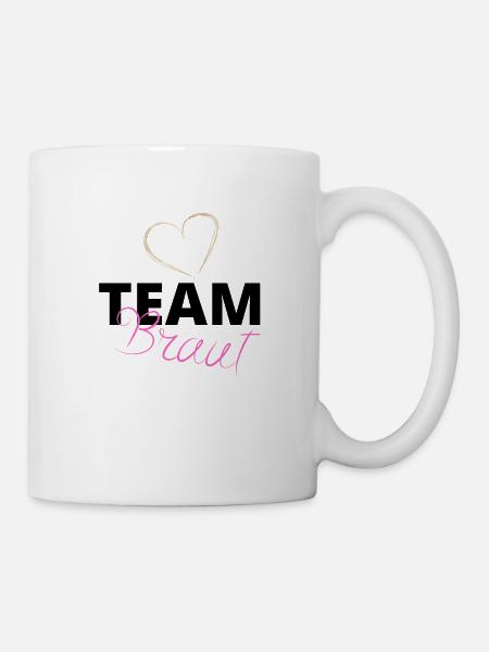 Team Braut - Tasse - Weiß