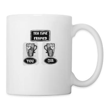 Time for tea in the frame - Time for tea - You and j - Mug - white - Right