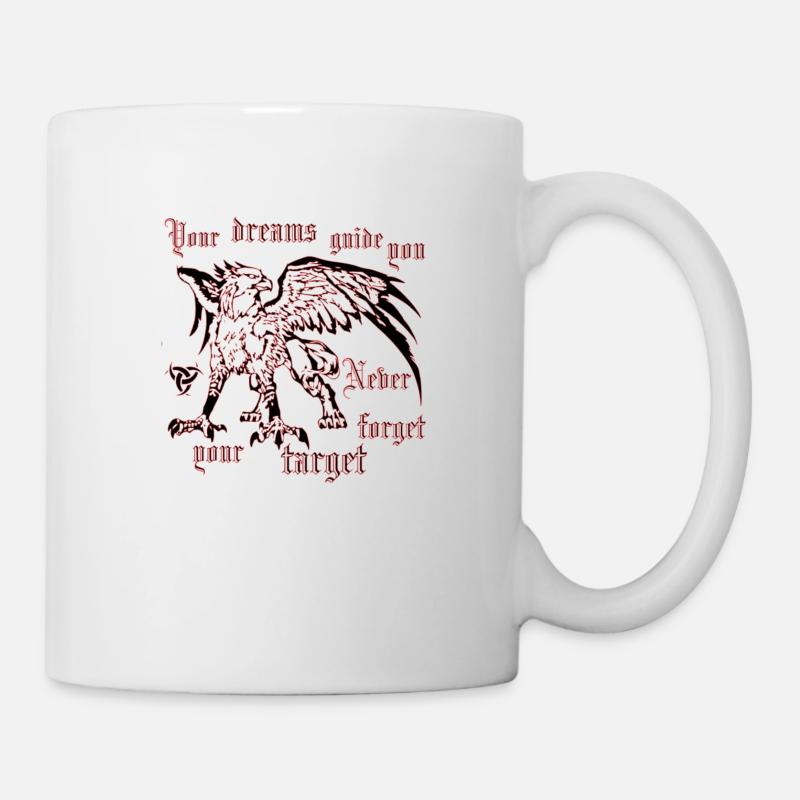 Greif Ziel - Tasse - Weiß