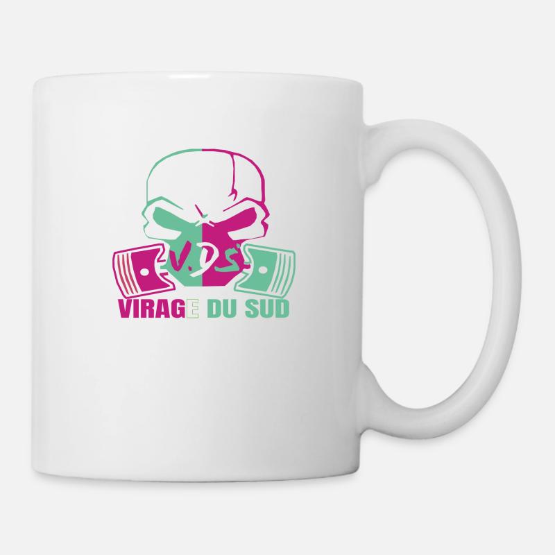 VIRAGE DU SUD - Mug blanc - blanc