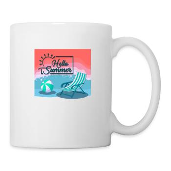 Hallo Sommer, Hallo Sommer - Tasse - Weiß - Rechts