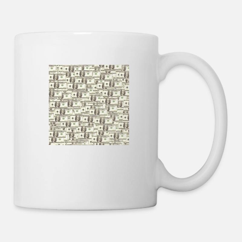 $100 Scheine - Tasse - Weiß