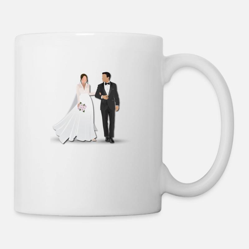couple marié - Mug blanc - blanc