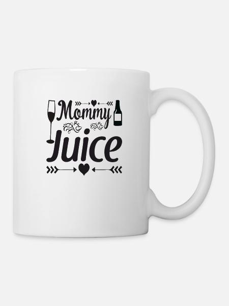 Mommy Juice Wein - Tasse - Weiß