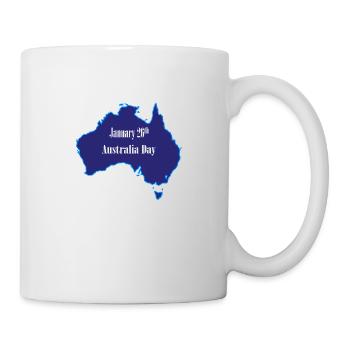 26 janvier Australia Day - Mug blanc - blanc - Droite