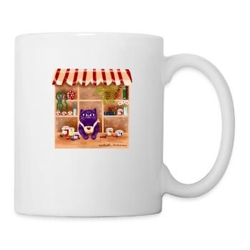 marmeladen shop - Tasse - Weiß - Rechts
