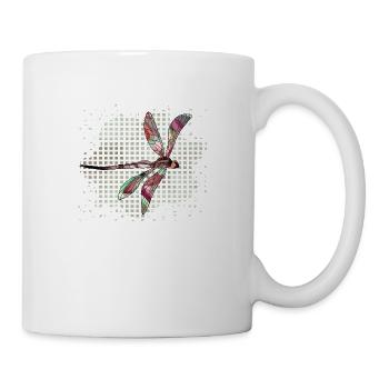 Libelle - Tasse - Weiß - Rechts