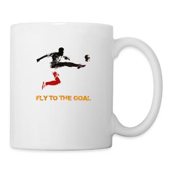 Fußball Fußball - Tasse - Weiß - Rechts
