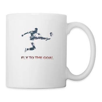Fußball Fußball - Tasse - Weiß - Rechts