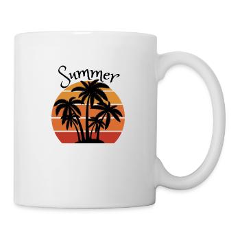 Summer - Mug blanc - blanc - Droite