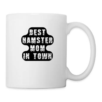 Beste Hamstermama der Stadt - Tasse - Weiß - Rechts