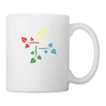 nature retro plants nature conservation garden friends - Mug - white - Right
