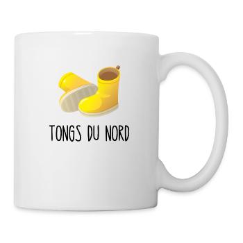 tongs du nord - Mug blanc - blanc - Droite