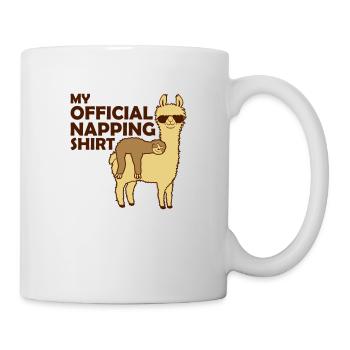 Ma chemise de sieste officielle - Mug blanc - blanc - Droite