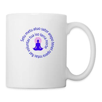 Yogi Weisheit Namaste Workout Motiv - Tasse - Weiß - Rechts
