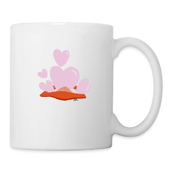bulles d’amour v4 00 - Mug blanc - blanc - Droite