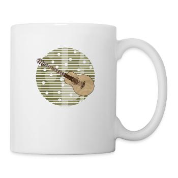 Gitarre - Tasse - Weiß - Rechts