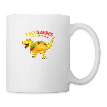 Tacosaurus- Taco Dinosaur - Taco Saurus - Mug blanc - blanc - Droite
