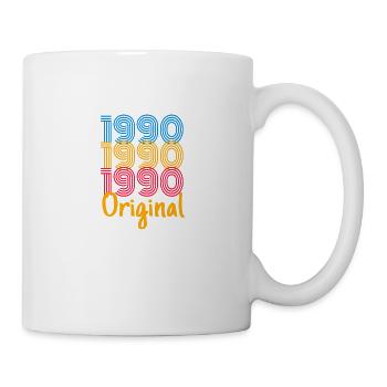 1990 Original / Cadeau d’anniversaire Original - Mug blanc - blanc - Droite