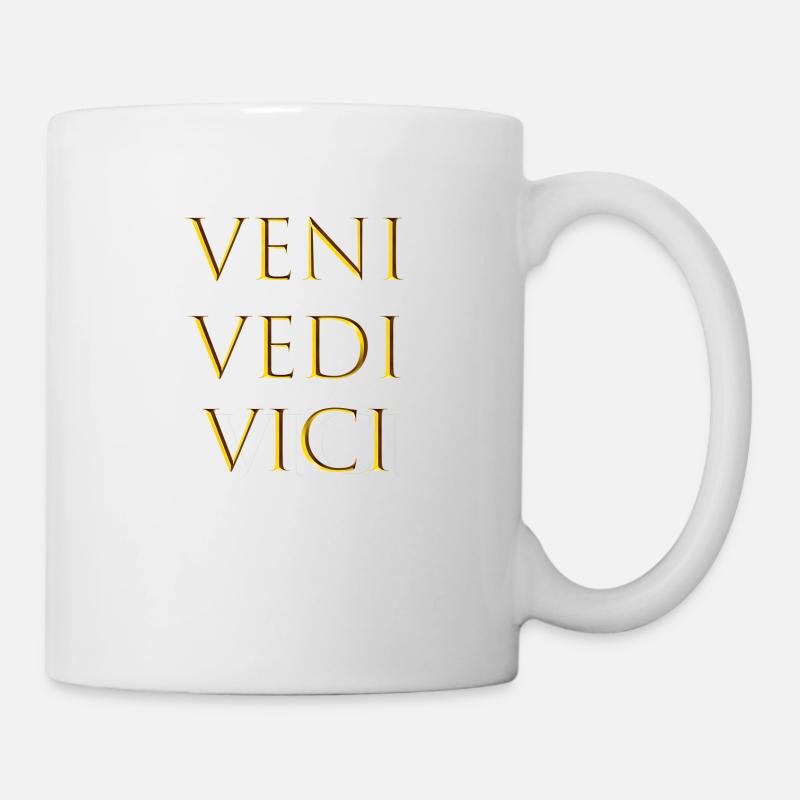 veni vedi veci - Mug blanc - blanc