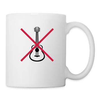 Forbidden guitarist to play guitar - Mug - white - Right