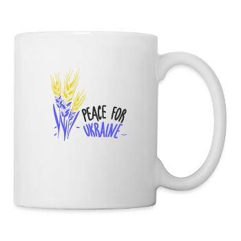 peace for uraine - Mug - white - Right