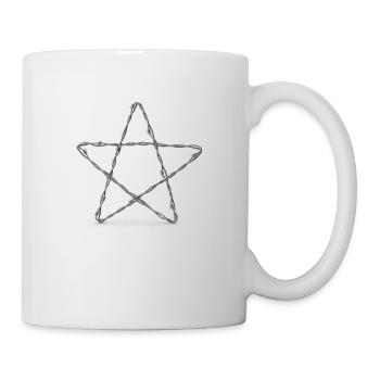 Barbed Wire Star - Pentagram - Mug - white - Right