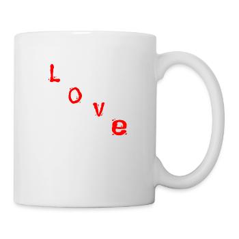 Love - Tasse - Weiß - Rechts