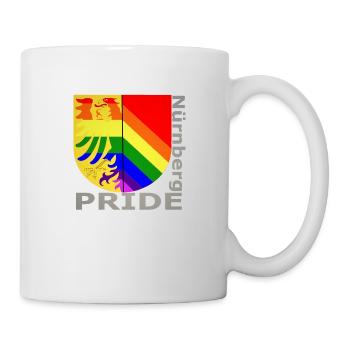 Nuremberg Queer Gay Pride CSD - Mug blanc - blanc - Droite