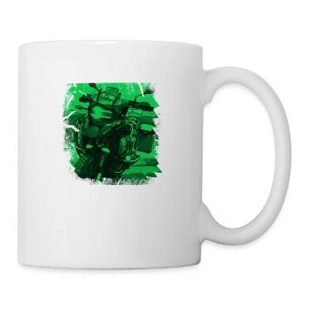 Motorrad GS black grün - Tasse - Weiß - Rechts