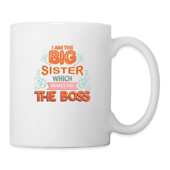 Patron de la Grande Sœur - Mug blanc - blanc - Droite