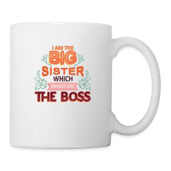 Patron de la Grande Sœur - Mug blanc - blanc - Droite